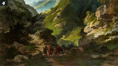 Appennino - toscano - Passaggio tra le montagne