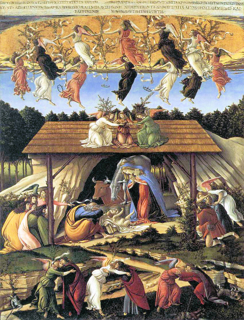 L'Ultima Firma: Botticelli e il Suo Inconfondibile Stile nella Natività
