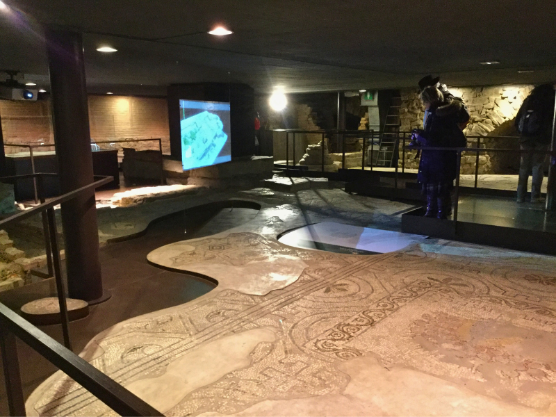 Archaeological area under the Florence cathedral