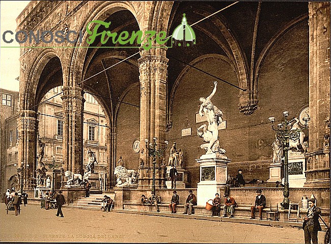 Loggia dei Lanzi 1880 circa