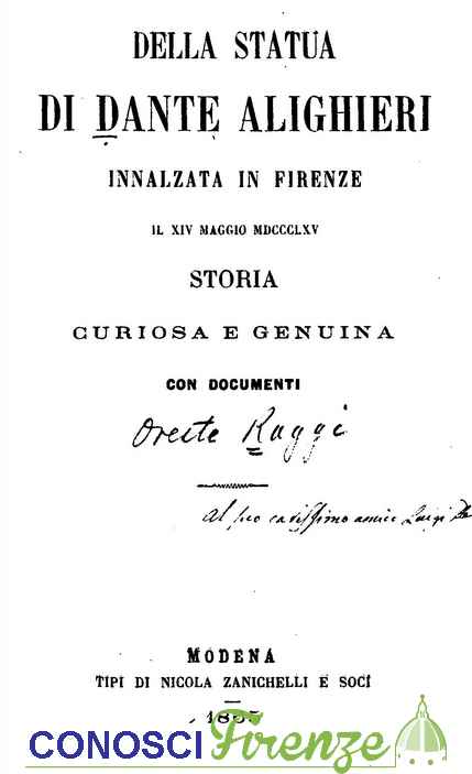 Storia curiosa sulla Statua di Dante Alighieri