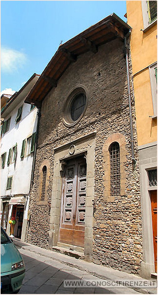 Santa Maria della Croce al Tempio in via San Giuseppe (già Via dei Malcontenti) a Firenze 1900 1910