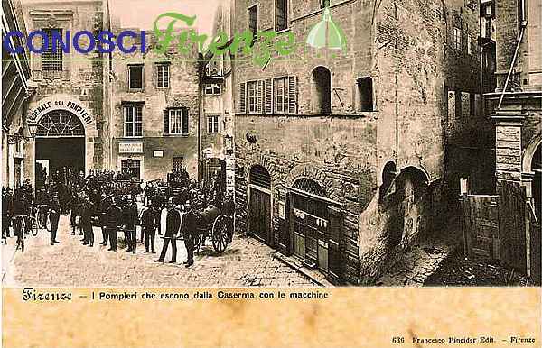 Piazza Parte Guelfa e caserma Pompieri