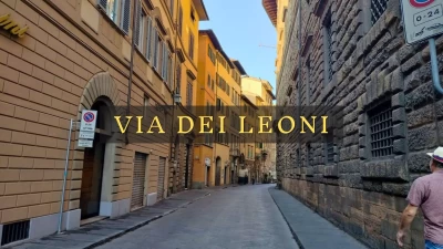 Via dei Leoni a Firenze