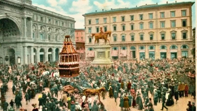 Pasqua, scoppio del Carro o Brindellone