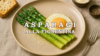 Gli asparagi alla fiorentina