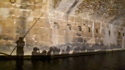 Luci e ombre sotto il Ponte Vecchio